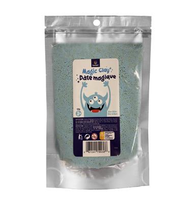 MAGIC CLAY-100G-BLUE GLITTER 19.8*12*1