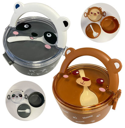 KIDS LUNCH BOX WITH UTENSILS-1L 15.8*14.3*9.3(CM)