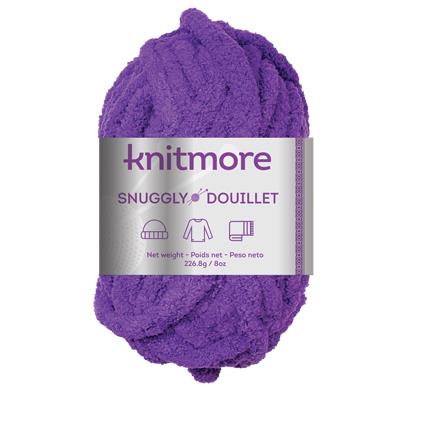 SNUGLY KNITTING YARN-PURPLE 226.8 G/32.3yards