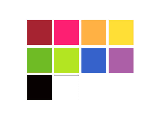 Scrapbook Cardstock: 12"x12" 80lb (216gsm) Smooth 60Sht A) Primary Medley 344850