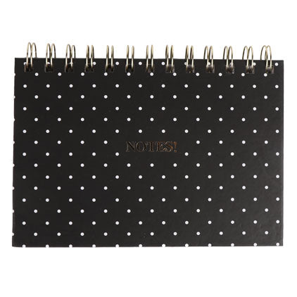 SPIRAL NOTE PAD-DOTS