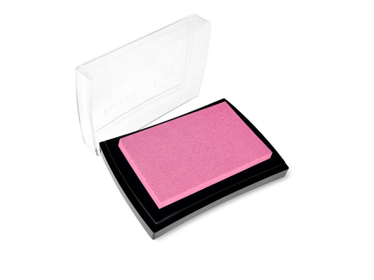 Stamp Ink Pad: 1.5"x2.5" Pigment Solid Color AcidFree B) Baby Pink