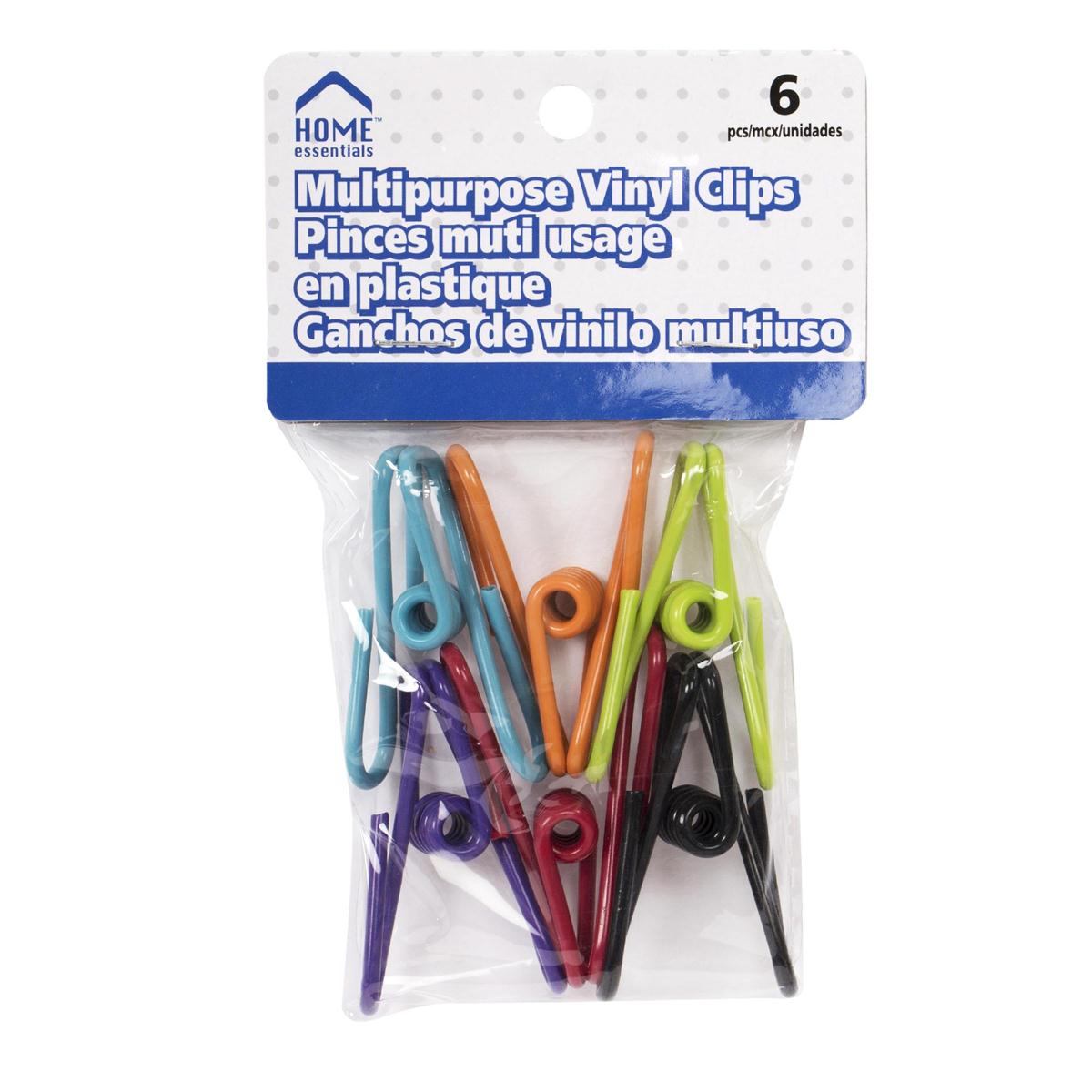 H.E., 6-pc Vinyl/metal Clips, vbh