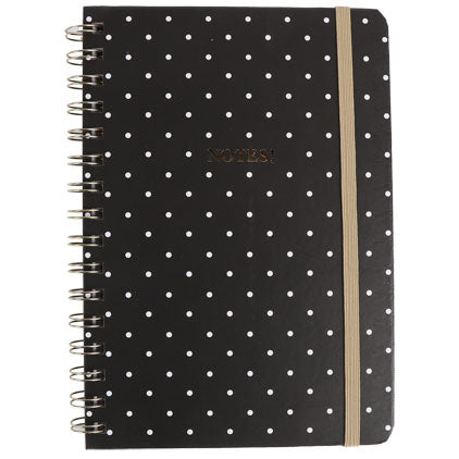 SPIRAL NOTE BOOK-DOTS