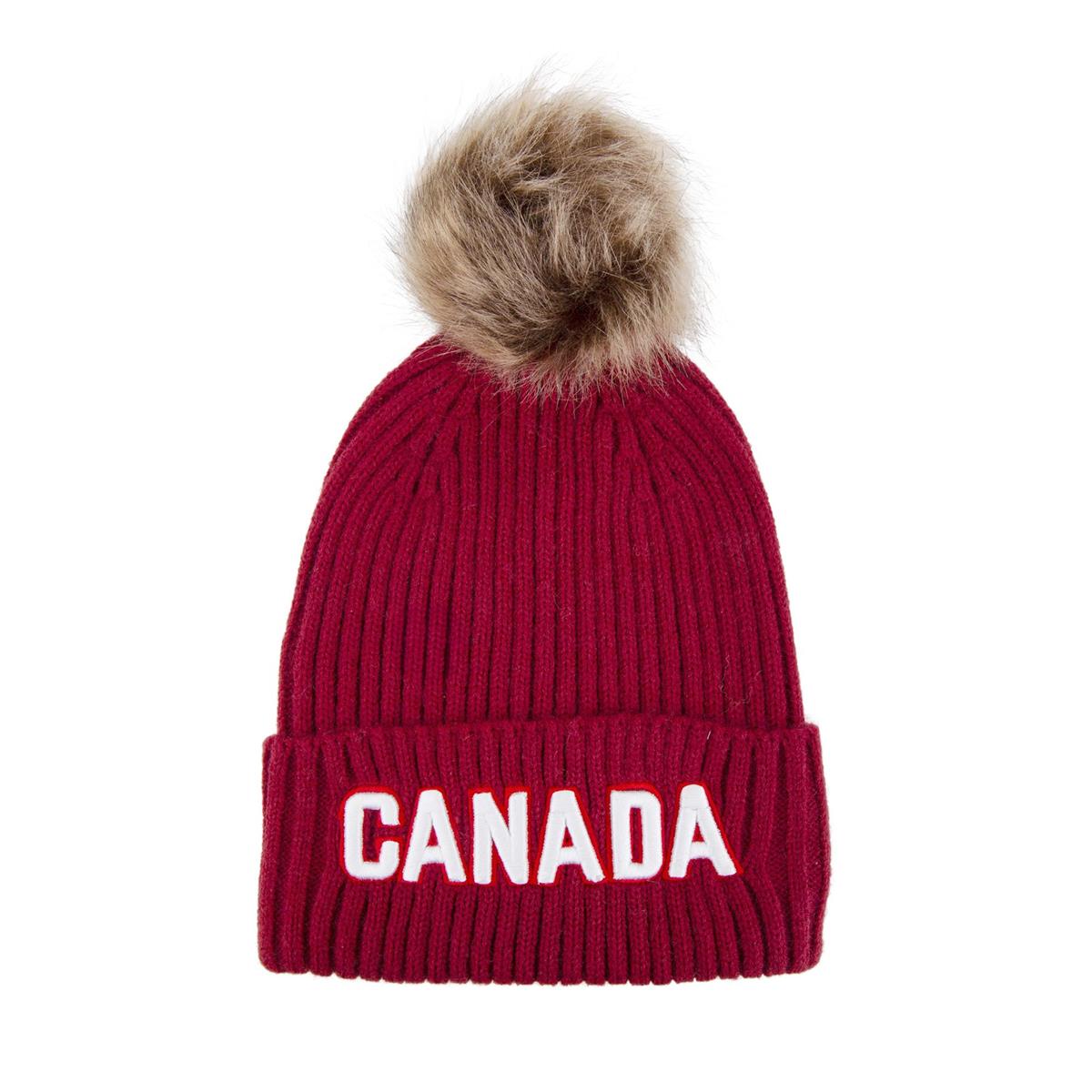 Nordic T. Canada Beanie w Embroid., Ladies, single layer, 3 asst, ht