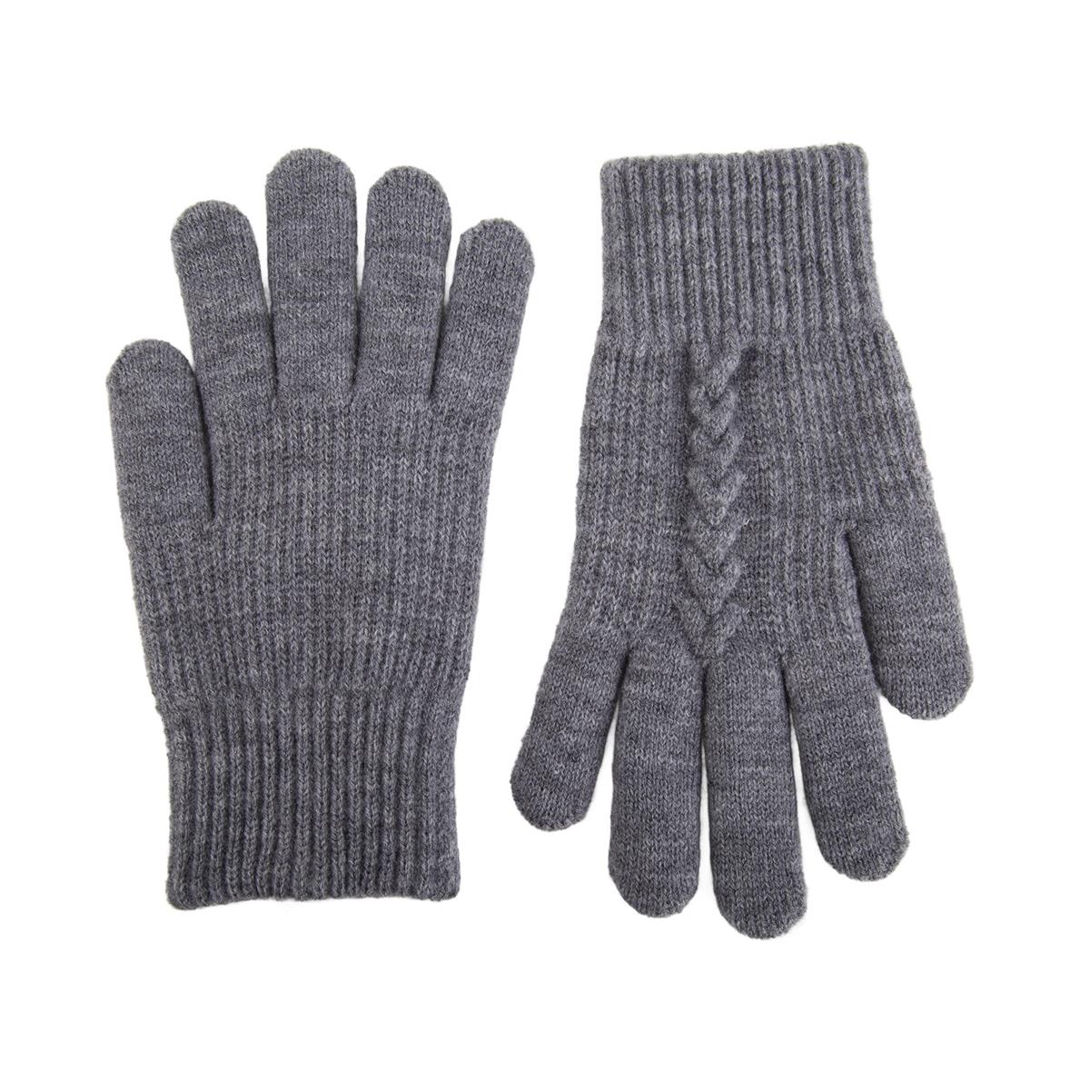 Nordic T. Knit Glove w Twist DetailLadies, 2 asst, hc