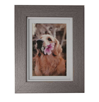 TWO-TONE DEEP MDF FRAME-NATURAL/WHITE- 8''X10''
