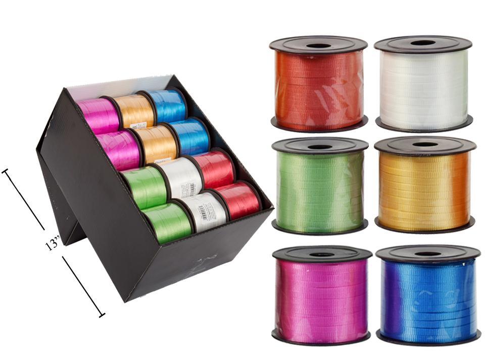Paper T. 300ft Curling Ribbon, 6 Col, 5mm 24/dsp