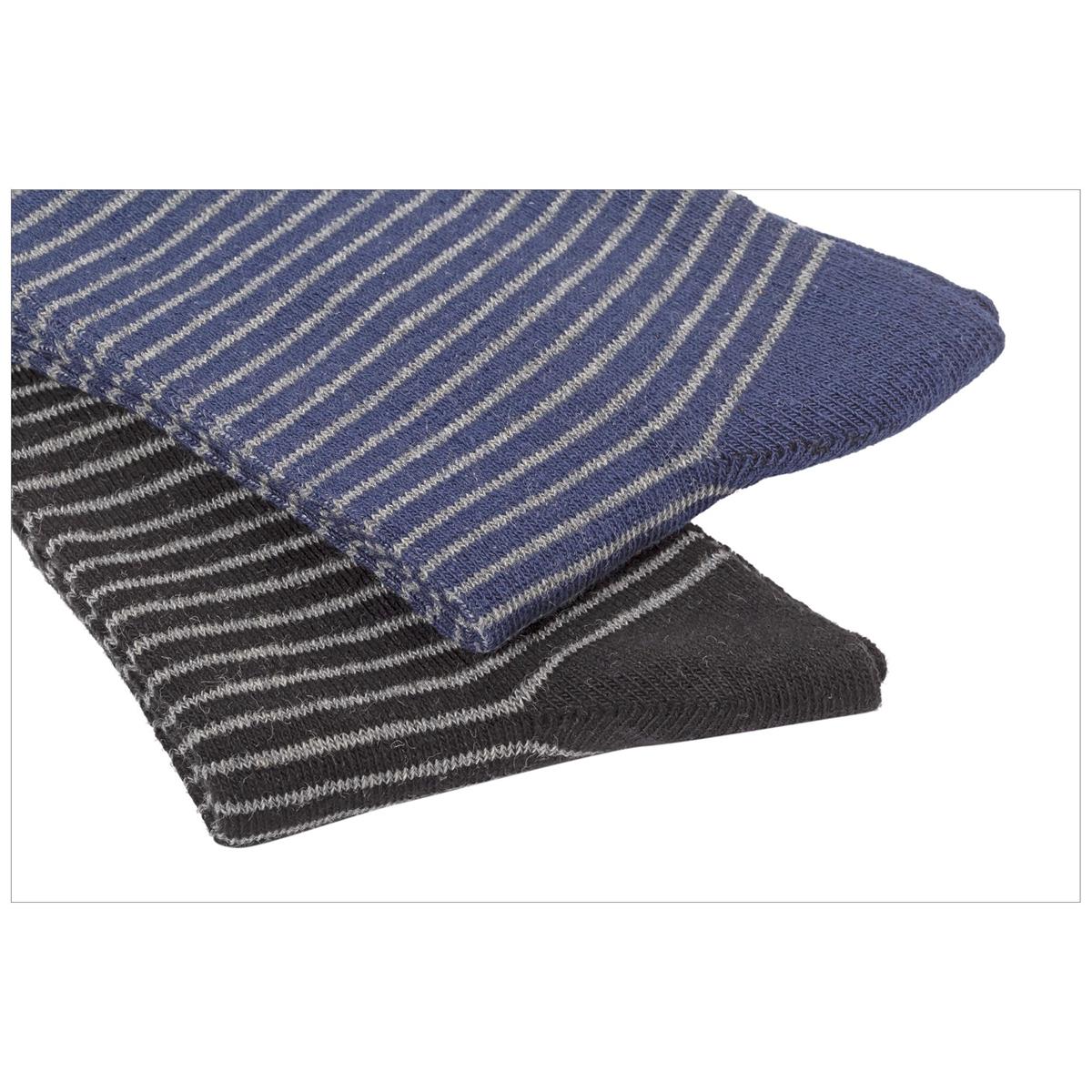 Sox, Men's Stripe Socks ,Crew, cott/poly/span, 2 asst, hc