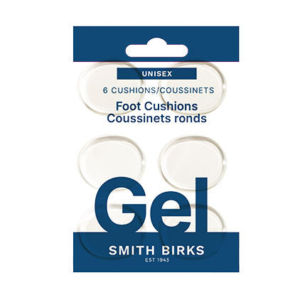 GEL FOOT CUSHIONS-6 PK