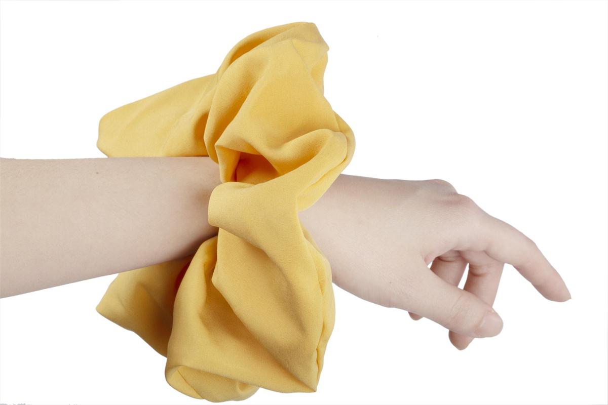 Bodico, Extra Large Scrunchie, mustard, hc