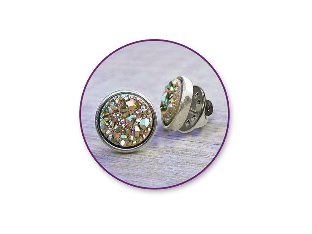 Jewelry Findings: Pin Back/Pin Set 6Sets/Pk B) Silver