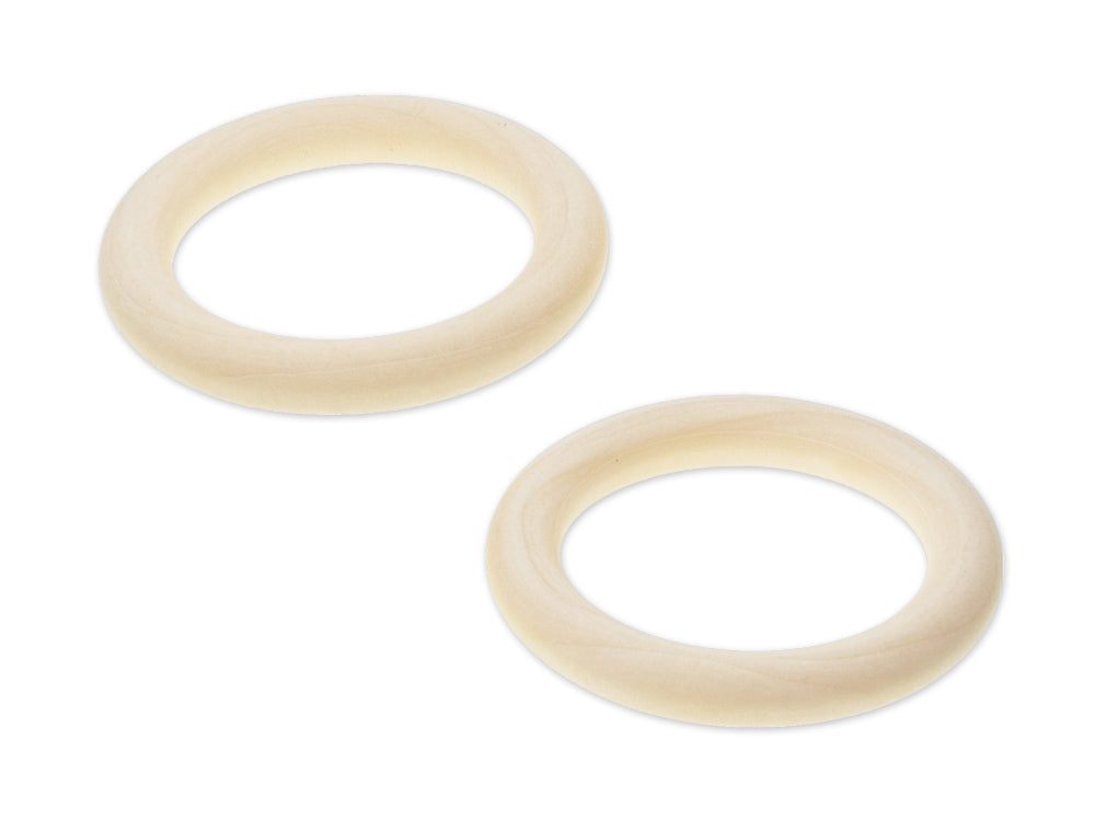 Craftwood: 70mm Craft Rings x2 Natural
