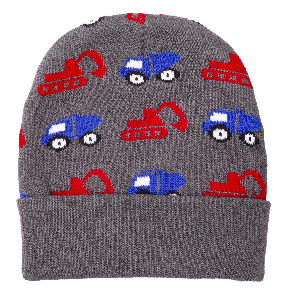 Nordic T. Boys Construction Beanie, 3 asst, hang tag