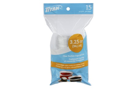 3.25 OZ PP PORTION CUP AND LID COMBO 15/BAG 36/CS