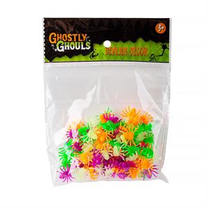 G.Ghouls 100ct 0.87" Multi Colour Spiders Table Scatter,PBH