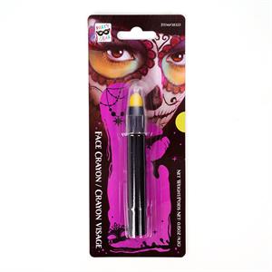 Party Gear Hween Face Paint Stick, 4.2g, Yellow, Blister