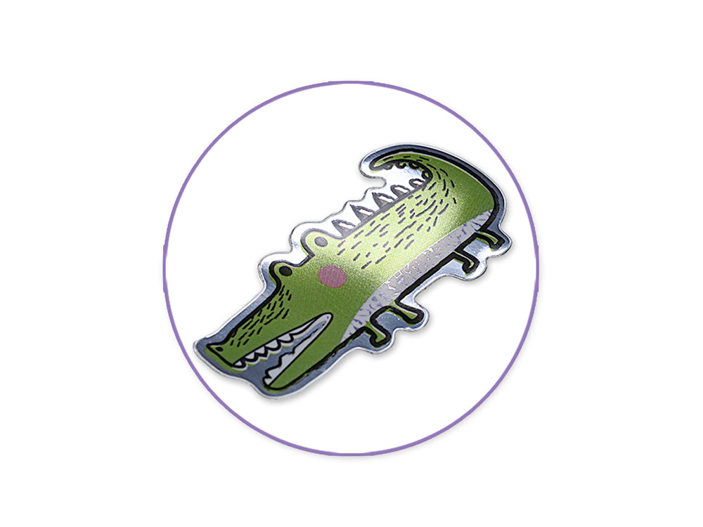 Paper Craft Stickers: 4.75"x12" Foil Icons 3D F) Animal Pals