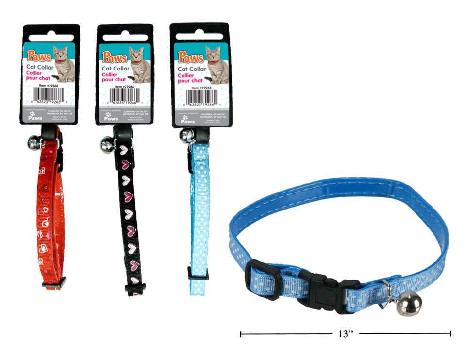 PAWS Cat Collar, 3 Colours