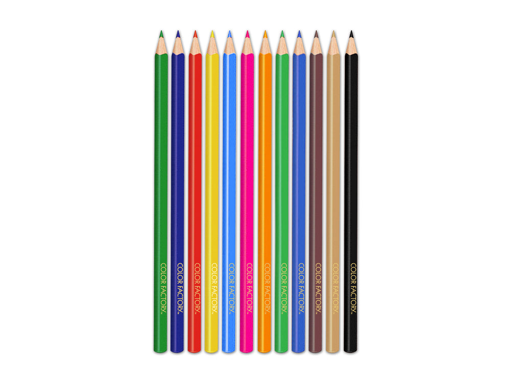 Color Factory Tool: Color Pencils x12 Premium 3.0mm