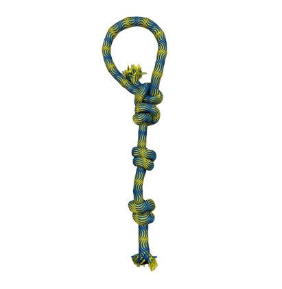 TUG ROPE TOY-3KNOTS
