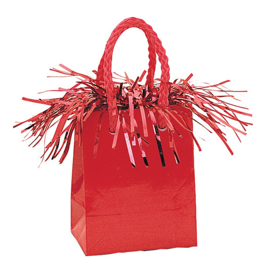 Mini Gift Bag Balloon Weight - Red Prism