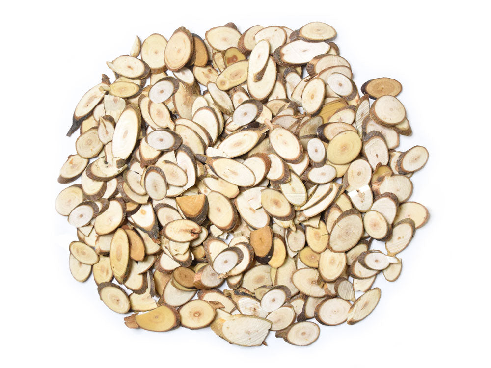 Craft Decor Dried Naturals: Oval Wood Slices Mini Asst 75g B) Natural