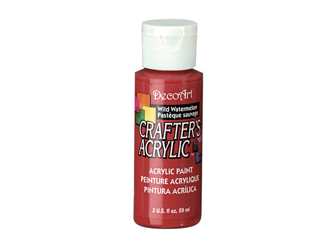 Crafters Acrylic Paint: 2oz Craft & Hobby DCA01-DCA173 65 WILD WATERMELON