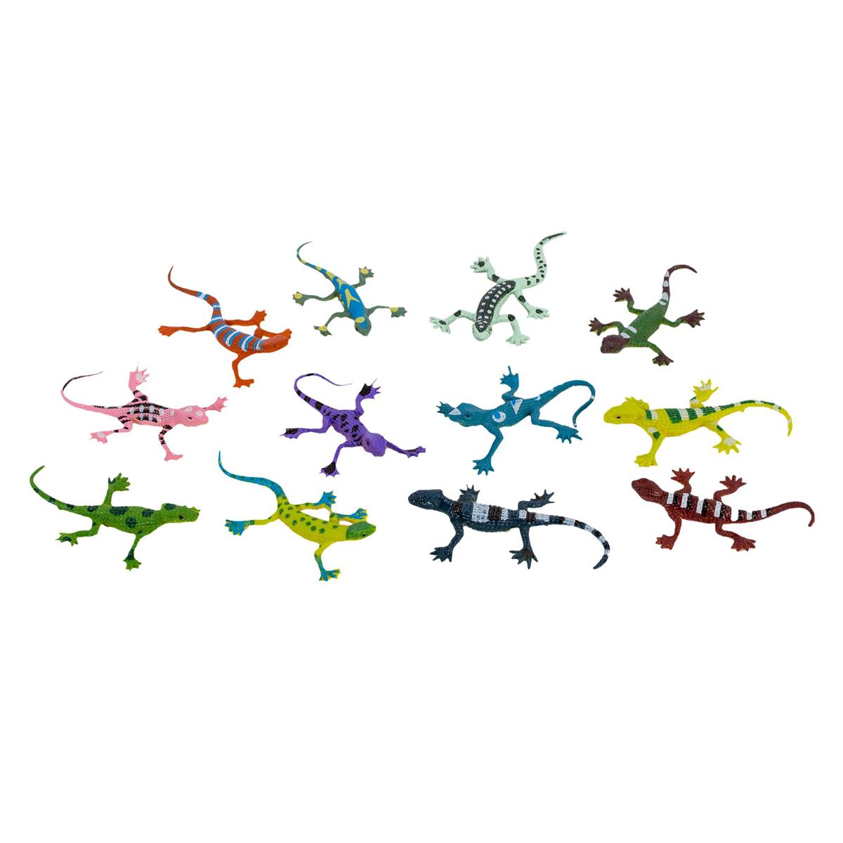 Nature's Critters,6-pc,Small lizard PVC bag, 2/s, header card