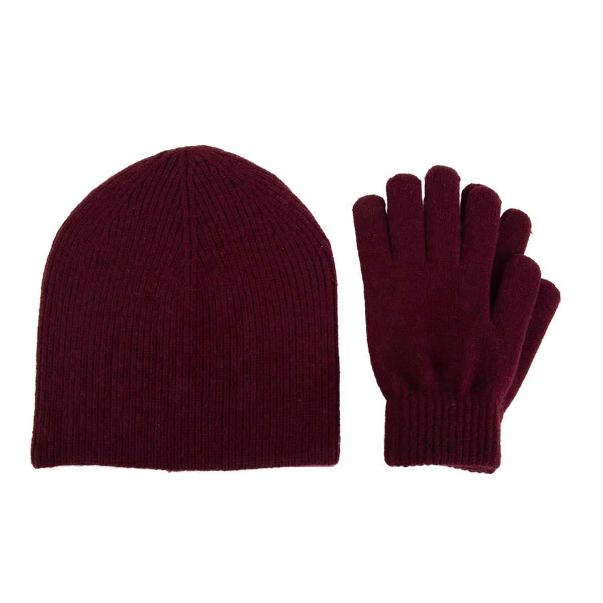 Nordic T. Beanie & Glove Set, Ladies, single layer, ht