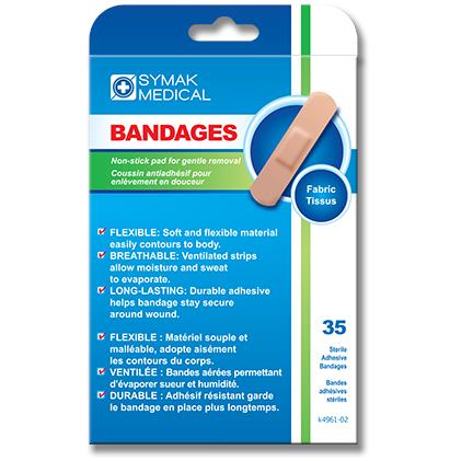 BANDAGES - FABRIC, 35PCS STANDARD