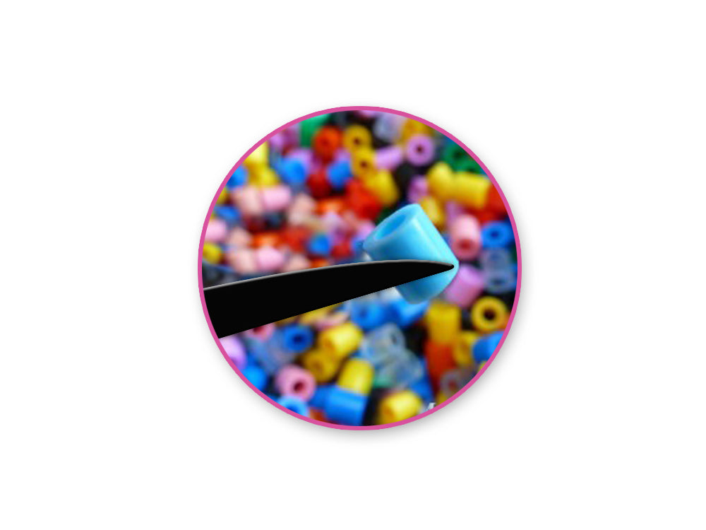 Beading/Jewelry Tool: Precision Curved Tweezer Soft-Grip w/Reverse Grip