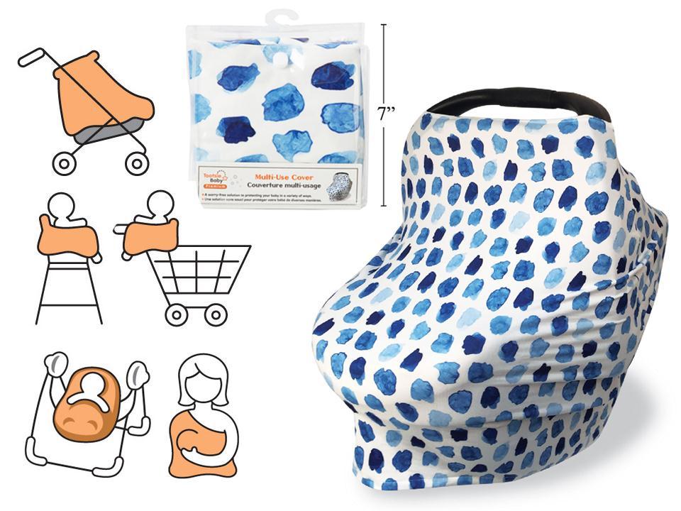 Tootsie Baby, Blue Multi-Use Cover, 170g, cotton/poly, pvc bag w insert