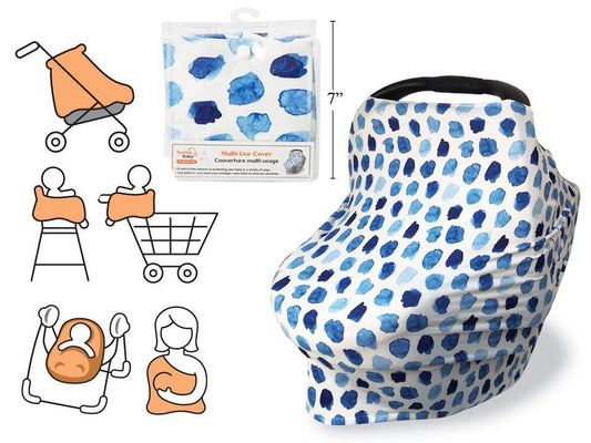 Tootsie Baby, Blue Multi-Use Cover, 170g, cotton/poly, pvc bag w insert