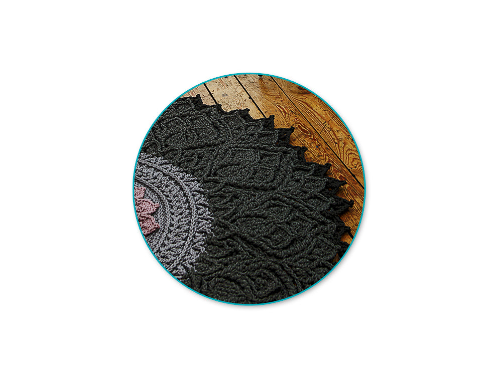 Needlecrafters: 4mm Macramé Cord 25yds (22.8m) D) Charcoal