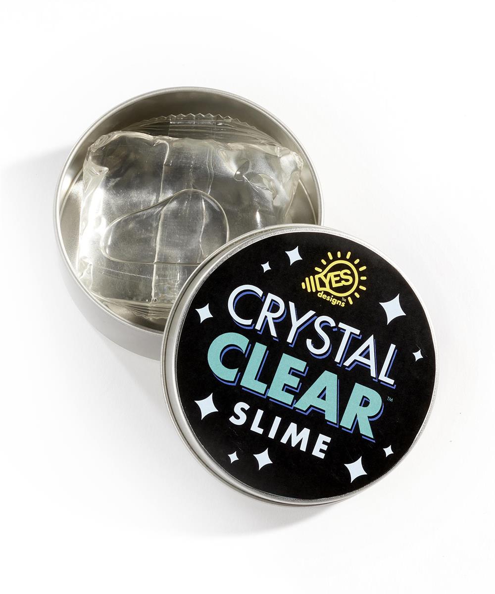 4" Crystal Clear Slime, 12pcs/dsp