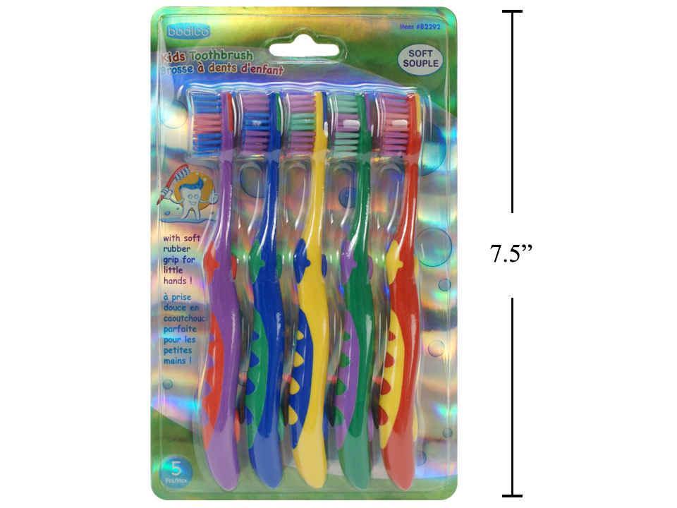 Bodico, 5-pc Kid's Toothbrushes, b/c
