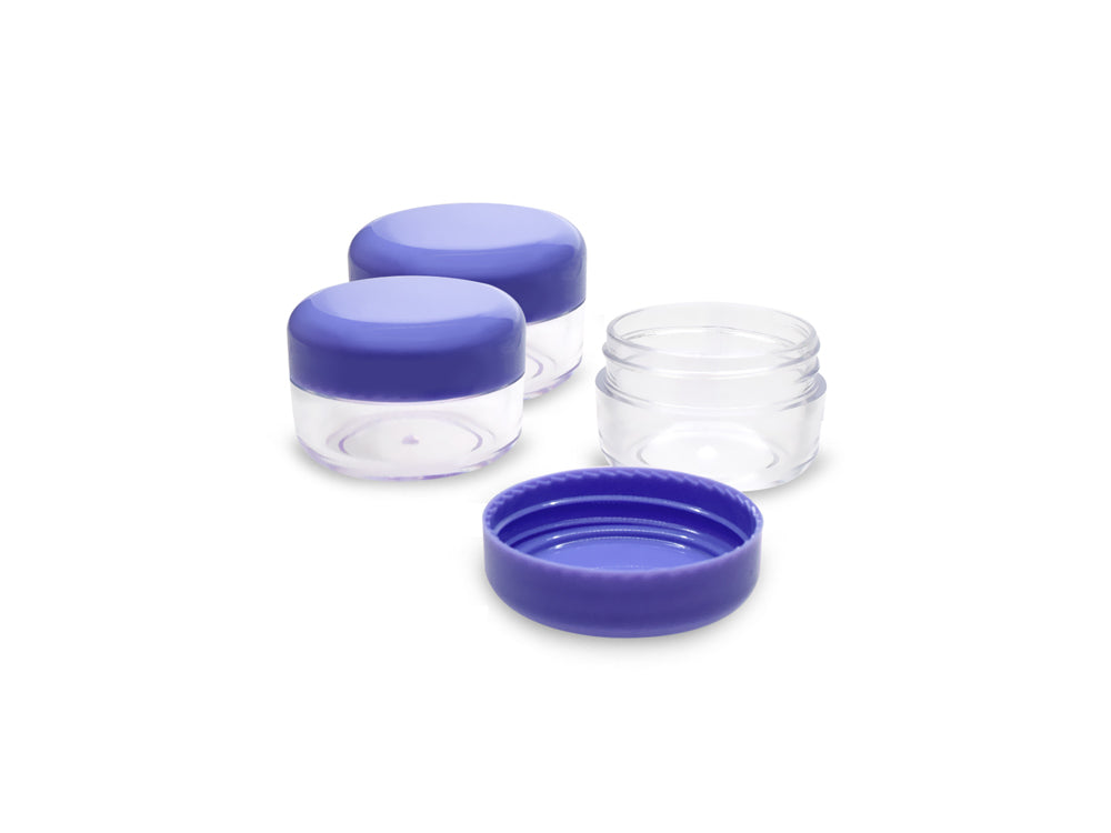 Craft/Bead Storage: 23x42mm 20.5g (0.7oz) Screw-Top Canister x3