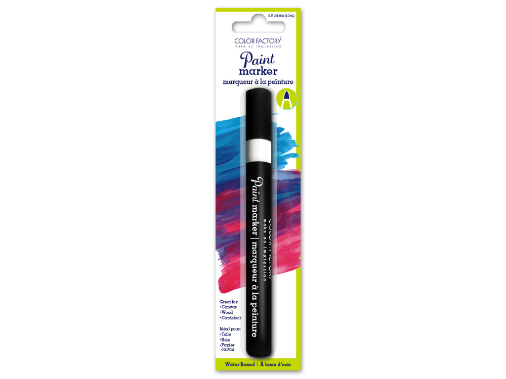 Color Factory: Water Based Paint Marker I) Black