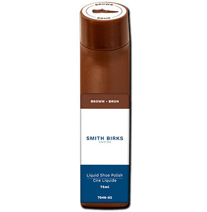 LIQUID SHOE POLISH - BROWN 75ML