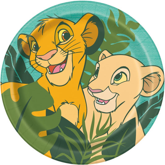 Disney Lion King Round 9" Dinner Plates  8ct