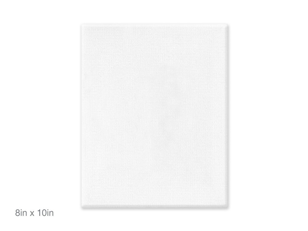 Stretch Artist Canvas: Rect. 8"x10" Primed Back-Stapled