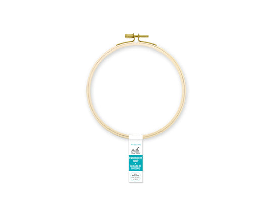 Needlecrafters: 6" Embroidery Hoop w/Brass Clamps