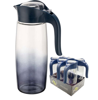 GLASS PITCHER-1.6L-BLUE