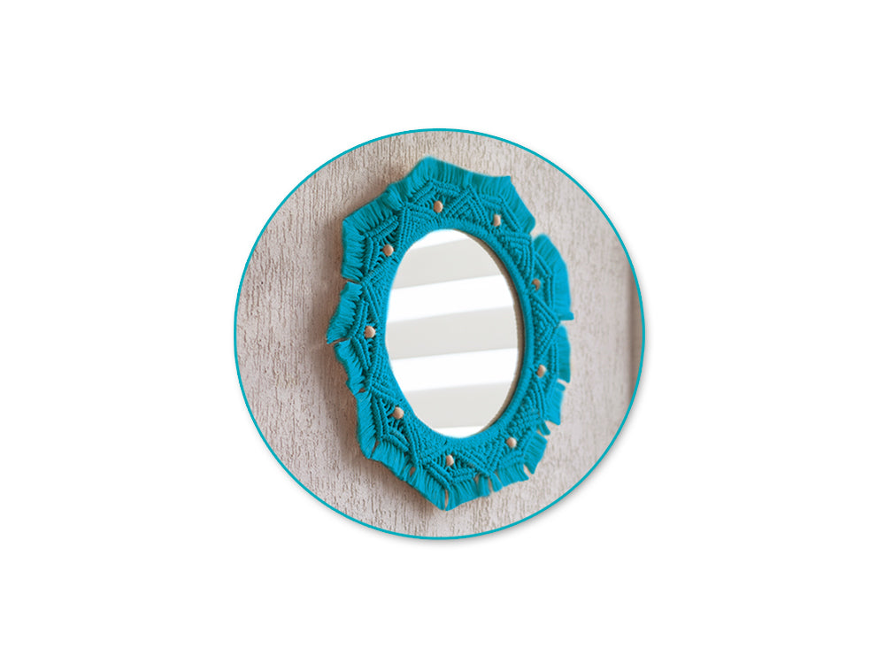 Needlecrafters: 4mm Macramé Cord 25yds (22.8m) J) Sky Blue