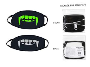 Washable G.I.D Adult Mask,Vampire Fangs,19x12.5cm,Cotton/Polyester