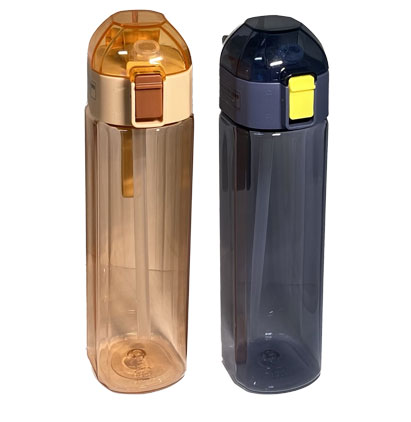 BOTTLE-650ML-2 ASST. PEACH & DARK BLUE