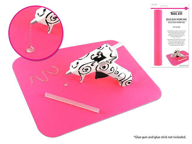 Crafter's Toolkit: 7.5"x10.5" Glue Gun Work Pad- 100% Silicone