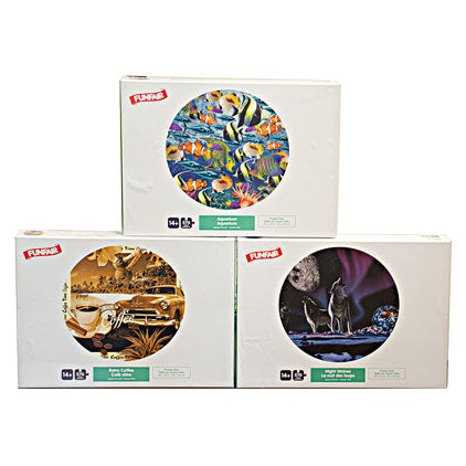 570 PCS PUZZLES-ROUND-ASST 46 CM ROUND