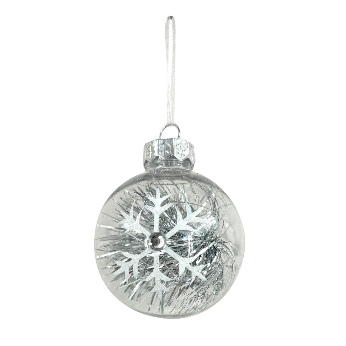 Deco N. Xmas Ornament, 3.15", cht